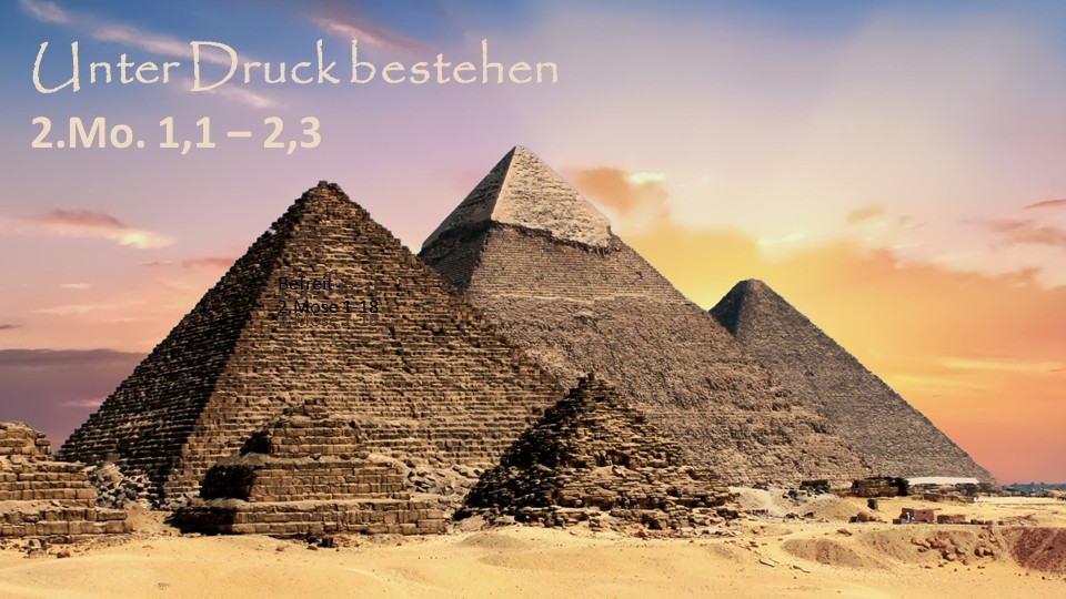 Unter Druck bestehen